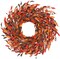 Fall Wreaths for Front Door with Pumpkin and Fall Leaves - 25" Thanksgiving Harvest Front Door Wreath Decor, Farmhouse Outdoor Fall Wreath, Large Autumn Wreaths for Outdoor/Indoor